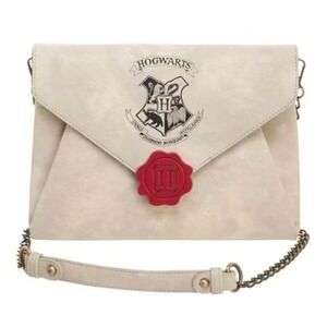 Bioworld Harry Potter Hogwarts Acceptance Letter Crossbody Bag Cream‎ Envelope